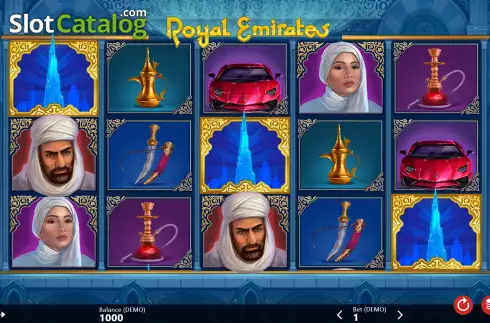 Скрин2. Royal Emirates слот