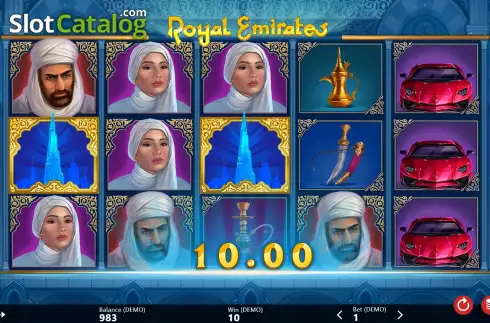 Скрин3. Royal Emirates слот