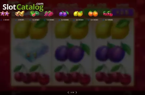 Скрин5. Fruity Diamonds Hold and Spin слот
