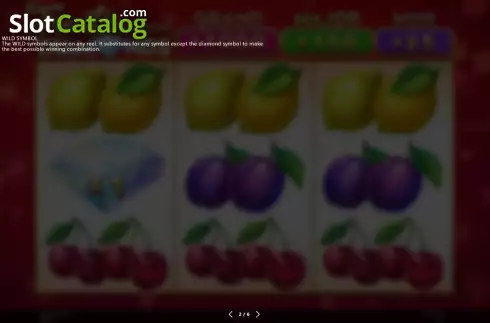 Скрин6. Fruity Diamonds Hold and Spin слот