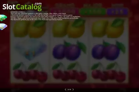 Скрин7. Fruity Diamonds Hold and Spin слот