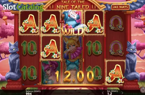 Скрин3. Tale of the Nine Tailed слот