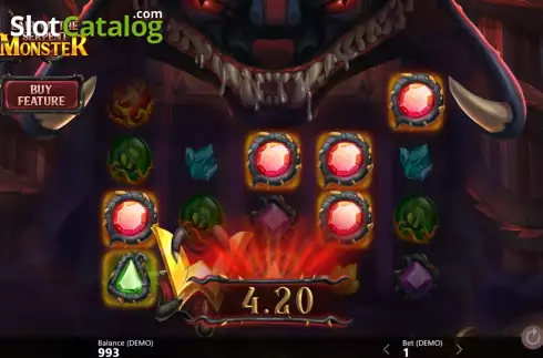 Скрин4. Lair of the Serpent Monster слот