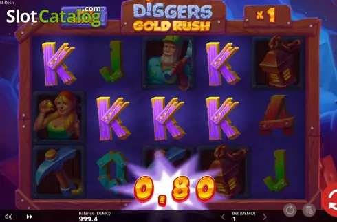 Скрин5. Diggers Gold Rush слот