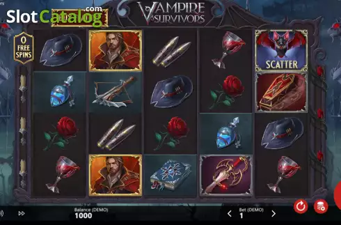 Скрин2. Vampire Survivors слот