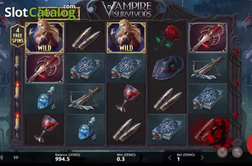 Скрин3. Vampire Survivors слот