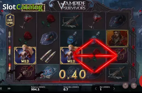 Скрин4. Vampire Survivors слот