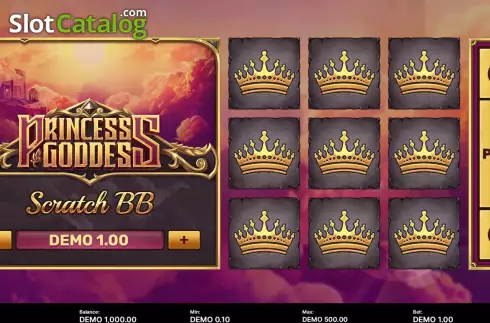 Скрин2. Princess Goddess Scratch BB слот