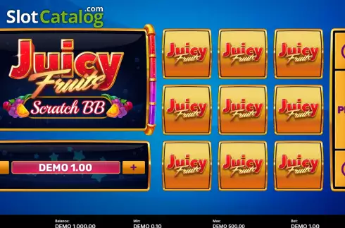 Скрин2. Juicy Fruits Scratch BB слот