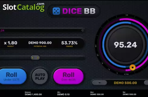 Скрин2. Dice BB слот