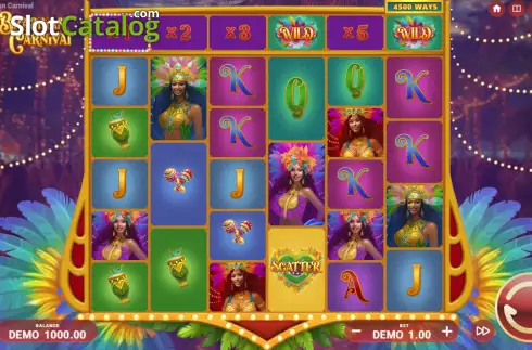 Скрин2. Brazilian Carnival слот