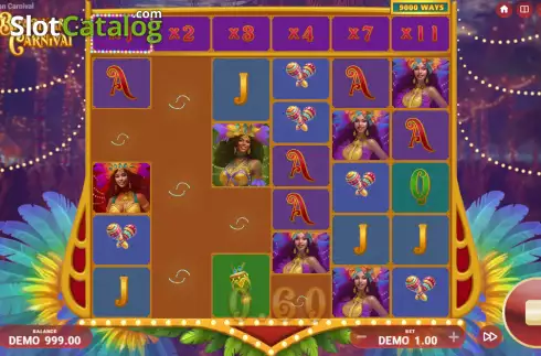 Скрин3. Brazilian Carnival слот