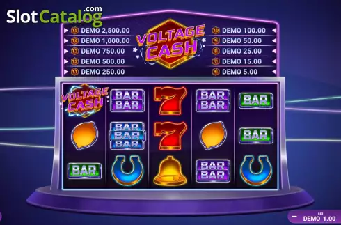 Скрин2. Voltage Cash слот