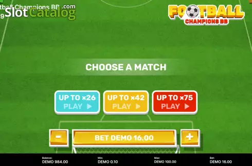 Скрин2. Football Champions BB слот