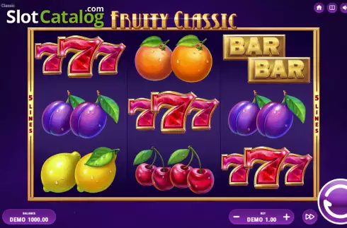 Скрин2. Fruity Classic слот