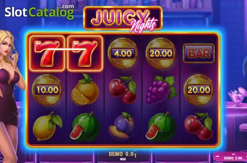 Скрин3. Juicy Nights слот
