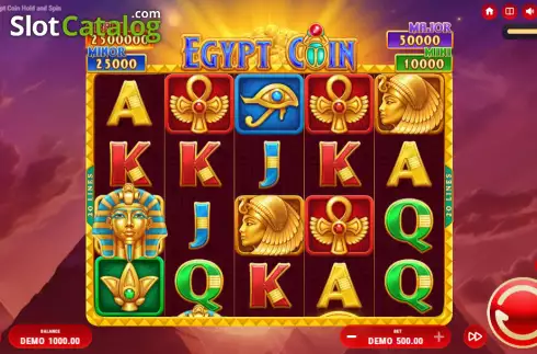 Скрин2. Egypt Coin Hold and Spin слот