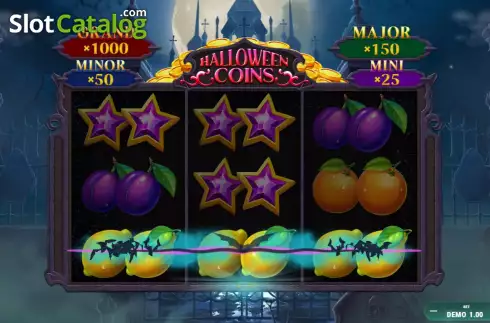 Скрин3. Halloween Coins Hold and Spin слот