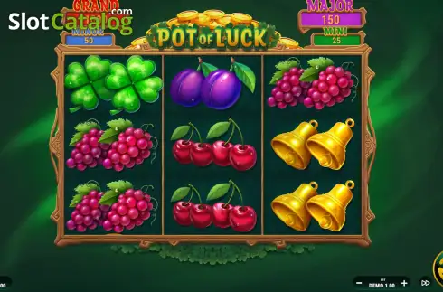 Скрин2. Pot of Luck Hold and Spin слот