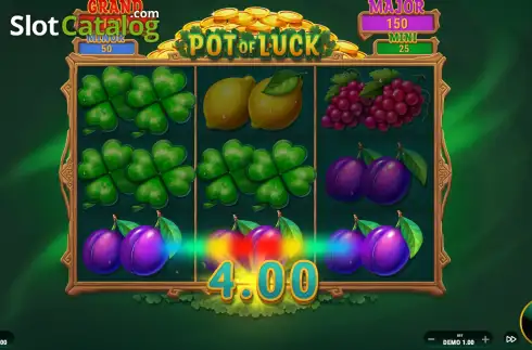 Скрин3. Pot of Luck Hold and Spin слот