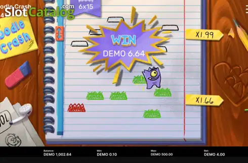 Скрин3. Doodle Crash слот