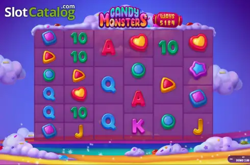 Скрин2. Candy Monsters слот
