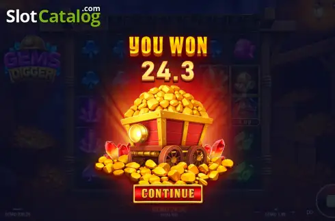 Скрин3. Gems Digger слот