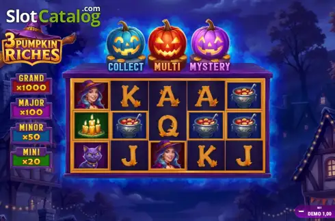 Скрин2. 3 Pumpkin Riches слот