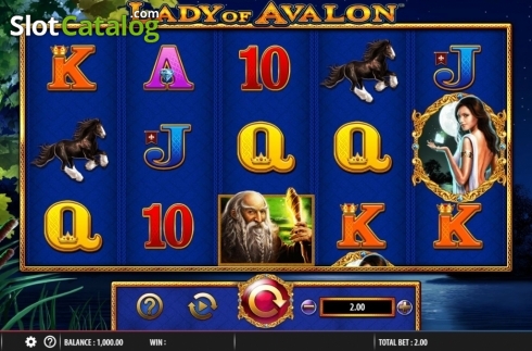 Скрин2. Lady of Avalon слот
