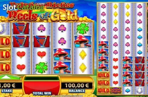 Скрин2. Rainbow Riches Reels of Gold слот