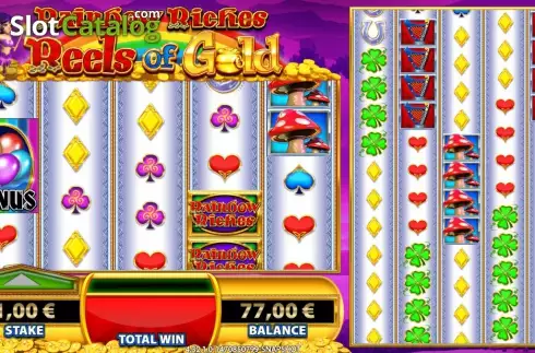 Скрин4. Rainbow Riches Reels of Gold слот