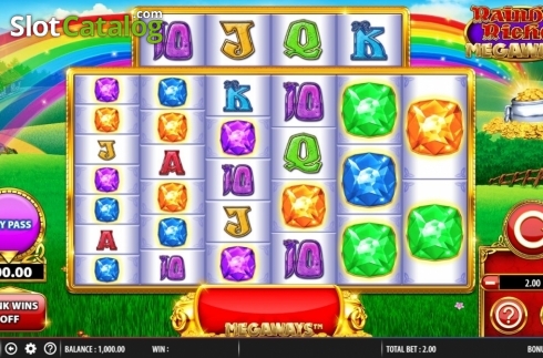 Скрин2. Rainbow Riches Megaways слот