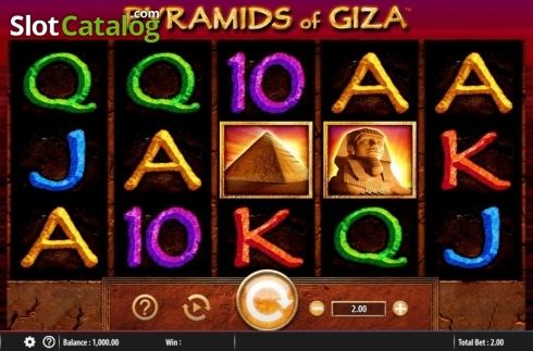 Скрин2. Pyramids of Giza слот