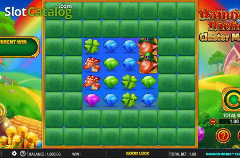 Скрин3. Rainbow Riches Cluster Magic слот