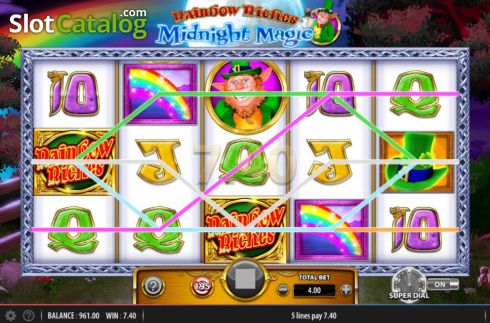 Скрин4. Rainbow Riches Midnight Magic слот
