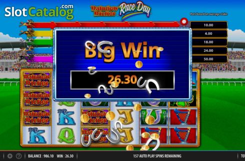Скрин3. Rainbow Riches Race Day слот