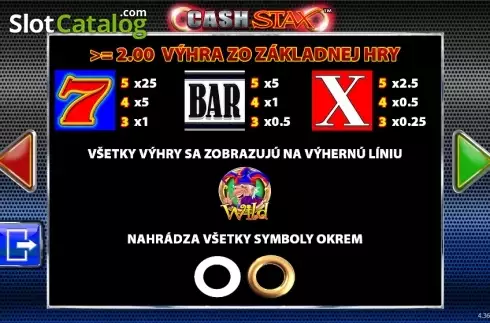 Скрин8. Cash Stax слот