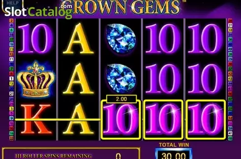Скрин7. Crown Gems Hi Roller слот