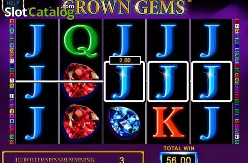 Скрин8. Crown Gems Hi Roller слот