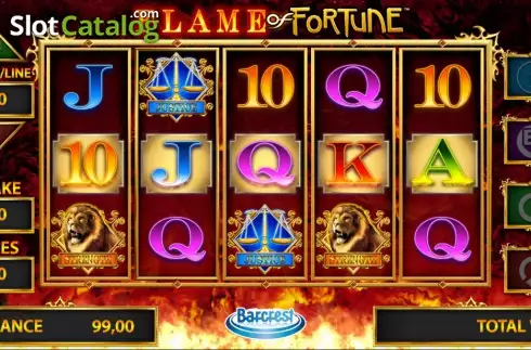 Скрин2. Flame of Fortune слот