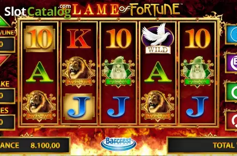 Скрин3. Flame of Fortune слот