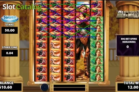 Скрин9. Hercules High & Mighty слот