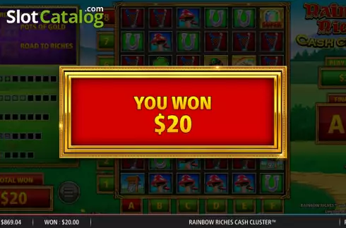 Скрин6. Rainbow Riches Cash Cluster слот