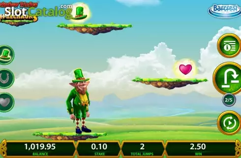 Скрин2. Rainbow Riches Leapin' Leprechauns слот