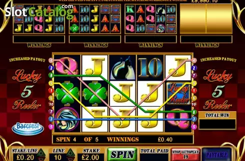 Скрин2. Lucky 5 Reeler слот