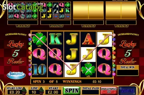 Скрин3. Lucky 5 Reeler слот