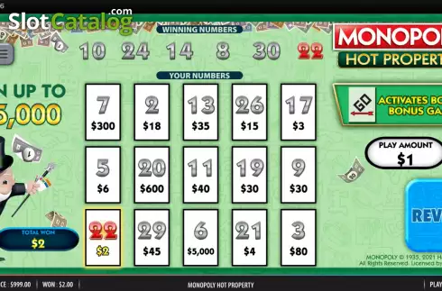 Скрин5. Monopoly Hot Property слот