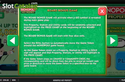 Скрин6. Monopoly Hot Property слот