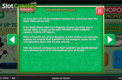 Скрин8. Monopoly Hot Property слот