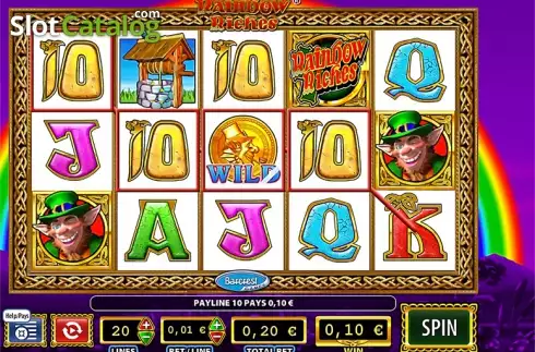 Скрин2. Rainbow Riches слот